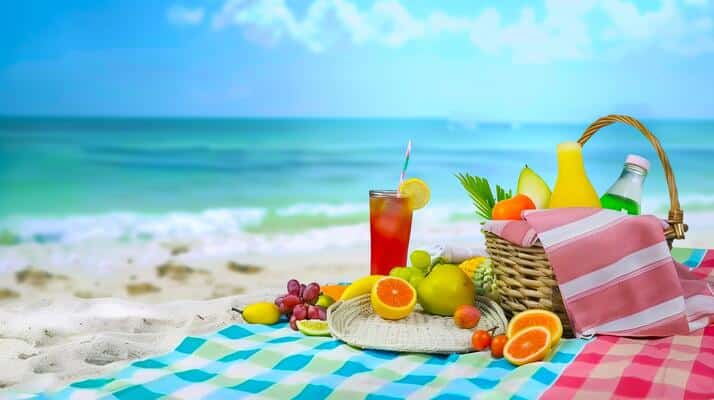 Picnic & Relaxation – Unwind Under The Shade Of Trees With A Beachside Picnic.