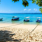 Bharatpur Beach on Shaheed Dweep with a scenic tropical coastline in Andaman