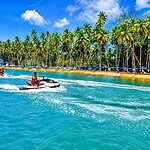 Corbyn’s Cove Beach in Port Blair, a popular beach attraction in Andaman