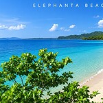 Elephant Beach on Swaraj Dweep, a popular water sports and adventure destination in Andaman