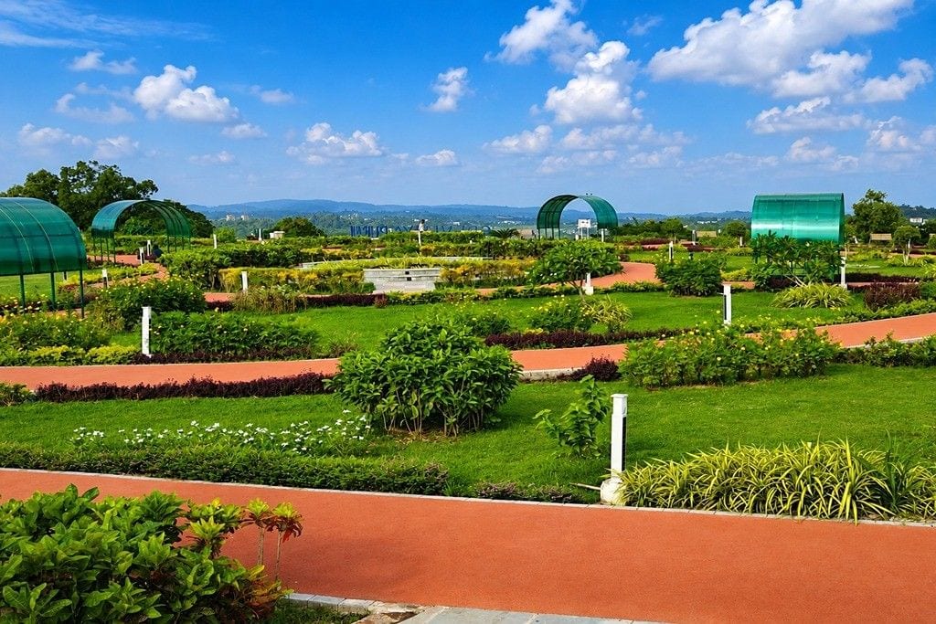Joggers Park in Port Blair surrounded by greenery and scenic surroundings in Andaman