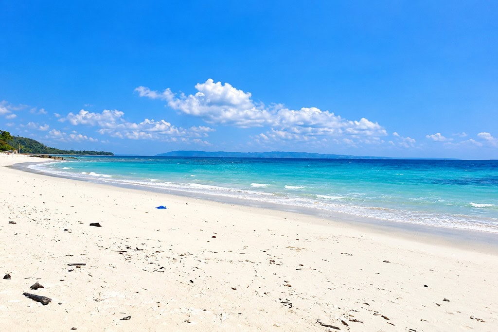 Kalapathar Beach on Swaraj Dweep, a peaceful beach destination in the Andaman Islands