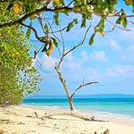 Kalapathar Beach on Swaraj Dweep, a scenic beach holiday destination in Andaman