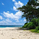 Laxmanpur Beach on Shaheed Dweep, a peaceful beach holiday destination in Andaman