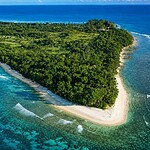 Laxmanpur Beach on Shaheed Dweep showing a beautiful tropical coastal landscape