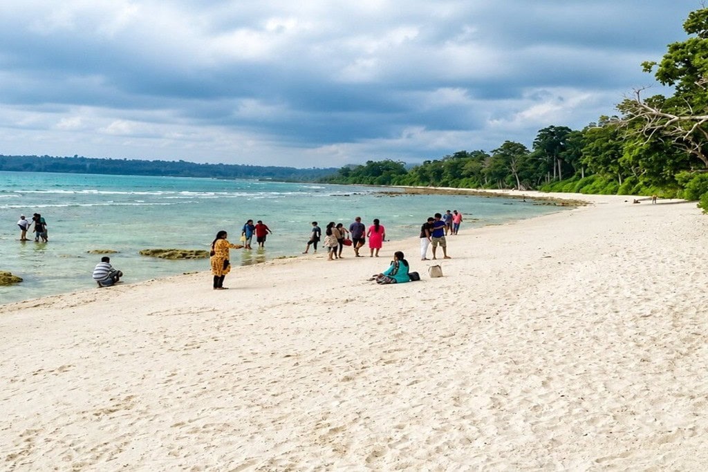Laxmanpur Beach on Shaheed Dweep, a scenic beach sightseeing destination in Andaman