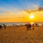 Laxmanpur Beach on Shaheed Dweep showing scenic coastal beauty in the Andaman Islands