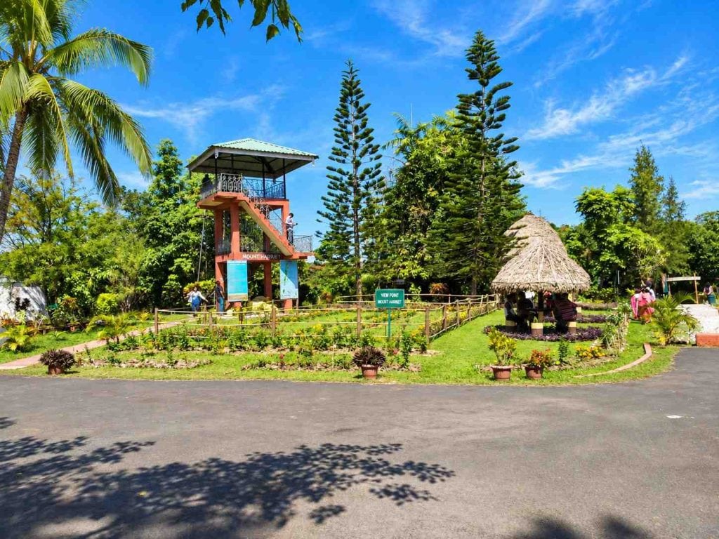 Mount Manipur National Park near Port Blair with tropical forest and scenic hill landscape