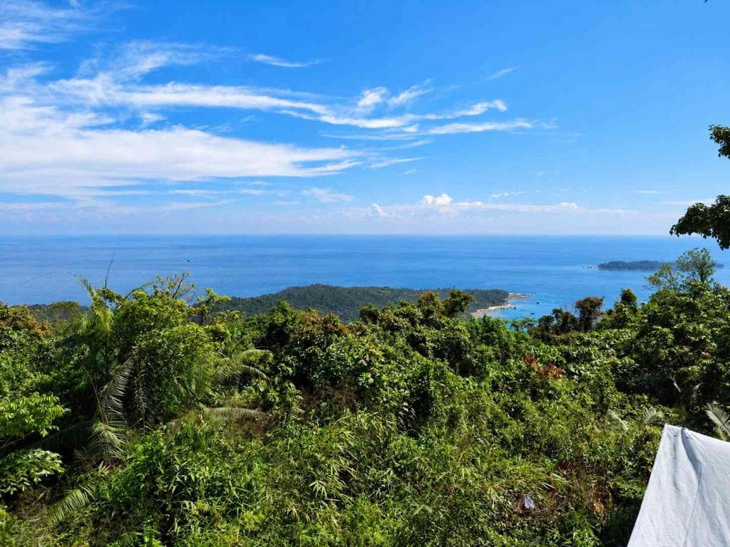 Mount Manipur National Park near Port Blair surrounded by tropical greenery and forest