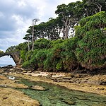 Natural rock formation at Laxmanpur Beach on Shaheed Dweep, Neil Island, Andaman