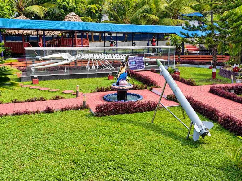 Exhibits at Naval Marine Museum Samudrika in Port Blair showcasing marine and island heritage