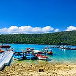 North Bay Island, a popular island tour destination near Port Blair, Andaman