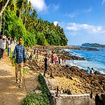 North Bay Island near Port Blair, a popular underwater adventure and marine attraction in Andaman