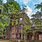 Ross Island near Port Blair, a popular day trip and sightseeing destination in Andaman