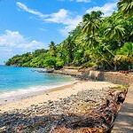 Ross Island near Port Blair, a famous island sightseeing destination in Andaman