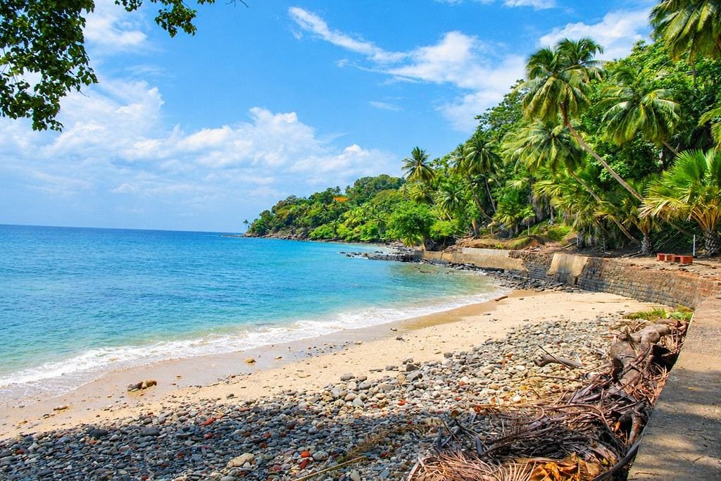 Ross Island near Port Blair, a famous island sightseeing destination in Andaman