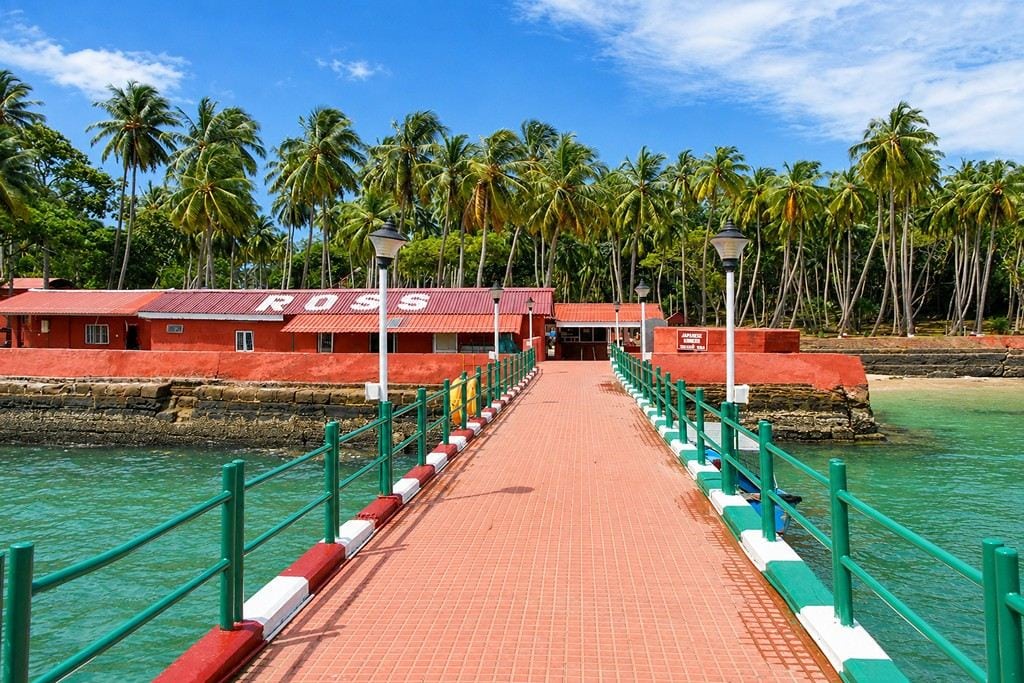 Ross Island near Port Blair showcasing historic colonial heritage in Andaman