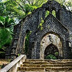 Ross Island, a famous place to visit near Port Blair in the Andaman Islands