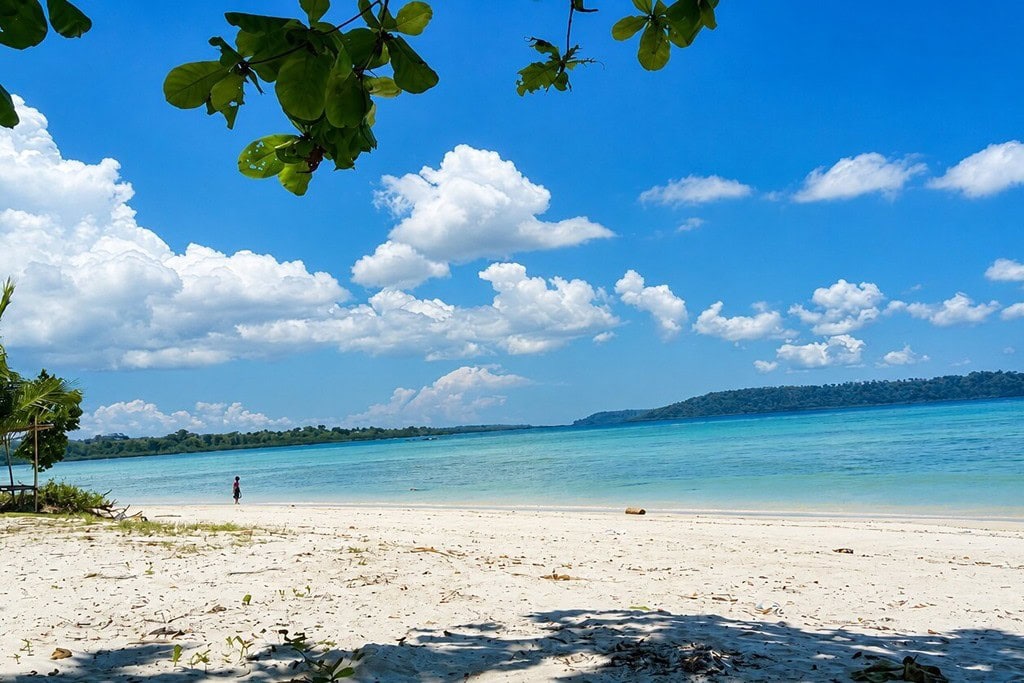 Vijay Nagar Beach on Swaraj Dweep, a scenic beach sightseeing place for couples and families