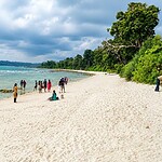 Wandoor Beach in Andaman, a scenic marine and coastal sightseeing destination