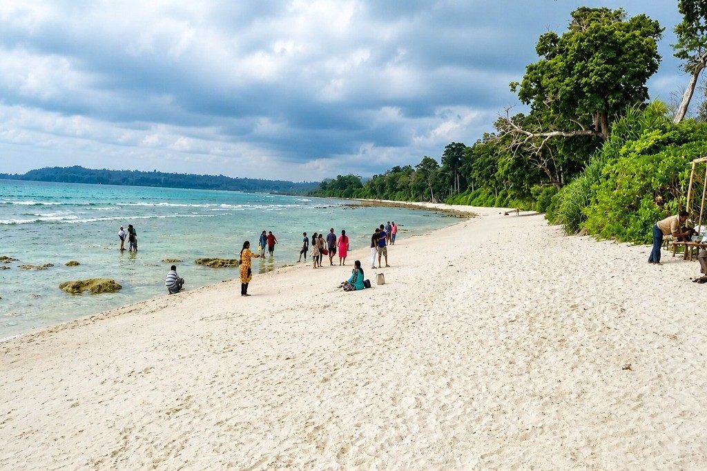 Wandoor Beach in Andaman, a scenic marine and coastal sightseeing destination