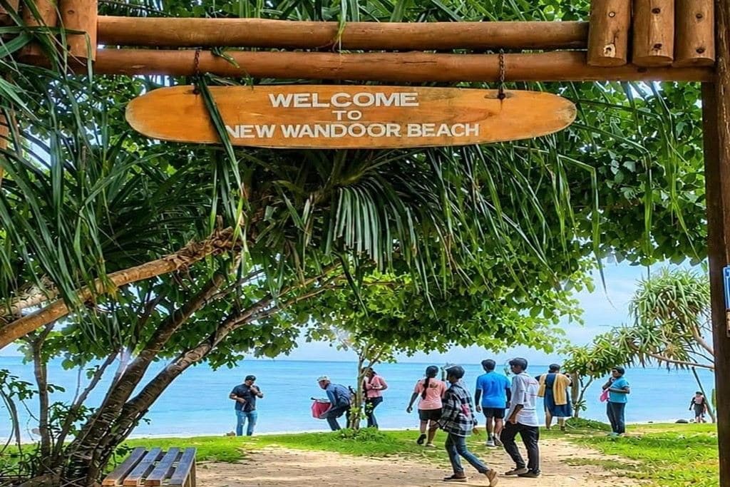 Wandoor Beach in South Andaman, a beautiful coastal place to visit near Port Blair