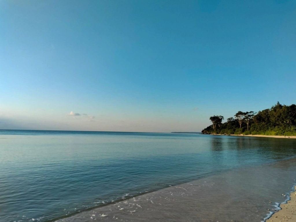 Wandoor Beach in South Andaman, a scenic beach destination for Andaman sightseeing