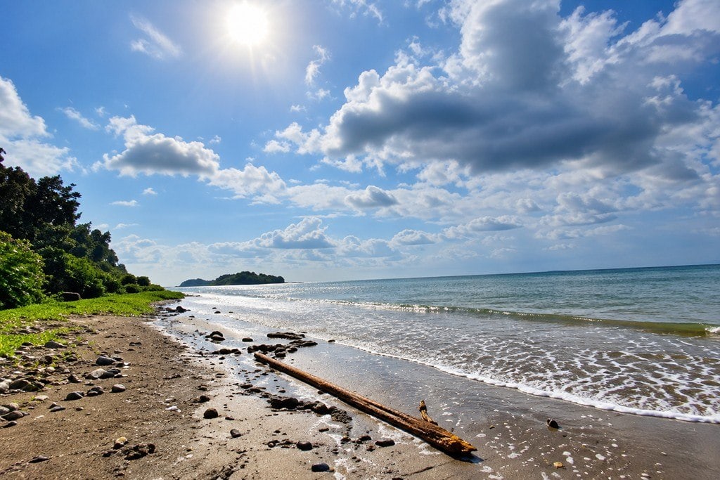 Peaceful natural surroundings at Kalipur Beach near Diglipur in North Andaman