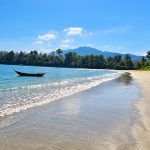 Natural shoreline of Kalipur Beach near Diglipur, North Andaman