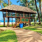 Karmatang Beach tropical coastline in Diglipur, North Andaman