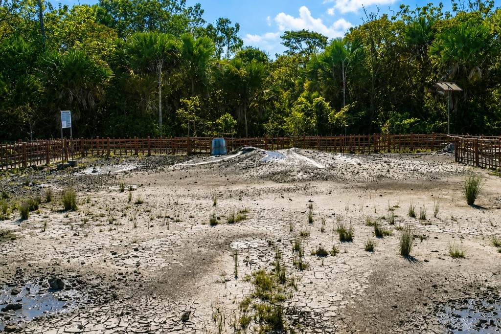 Mud Volcano in Baratang, a unique natural attraction in Andaman