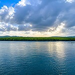 Parrot Island Baratang surrounded by mangroves in the Andaman Islands
