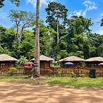 Scenic view of Ramnagar Beach near Diglipur with tropical coastal surroundings in North Andaman
