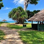 Natural coastal landscape at Ramnagar Beach near Diglipur, North Andaman
