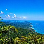 Saddle Peak in Diglipur surrounded by the lush tropical forest of North Andaman