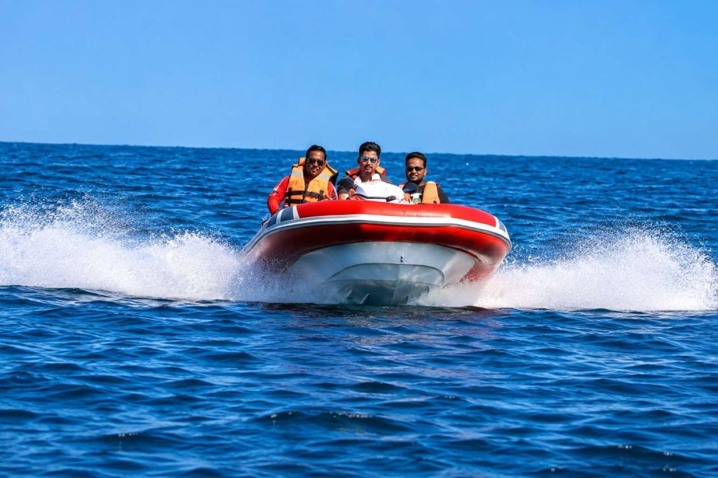 Sea Kart in Andaman offering an exciting water adventure experience across the clear blue waters of the islands.