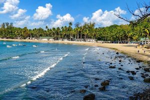 Corbyn’s Cove Beach in Port Blair featured in an Andaman Weekend Trip