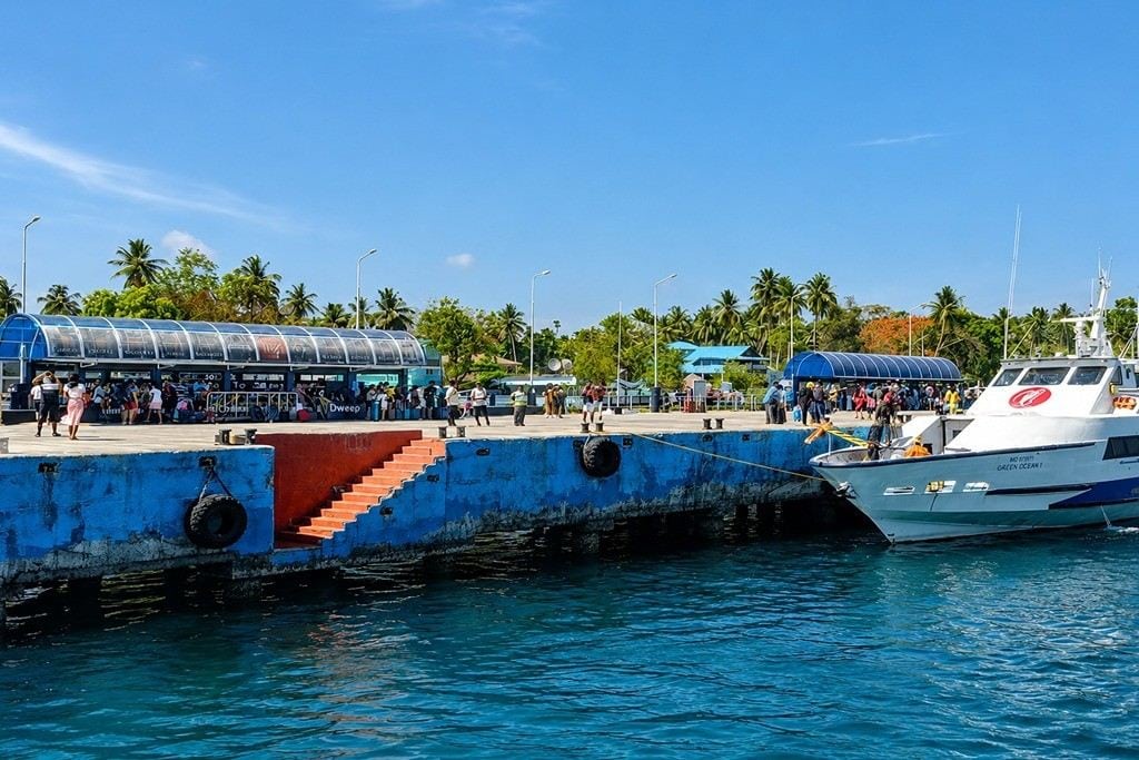 Havelock Island, also known as Swaraj Dweep, with scenic tropical coastline in Andaman