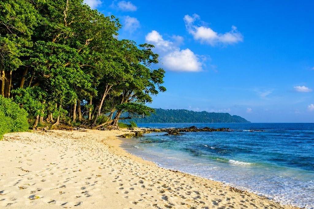 Laxmanpur Beach on Neil Island featured in an Andaman Weekend Trip