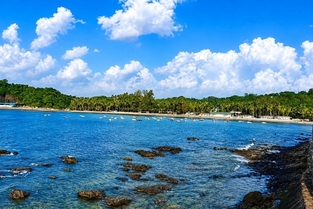 Corbyn’s Cove Beach Port Blair during a 5 Nights 6 Days Andaman Island package