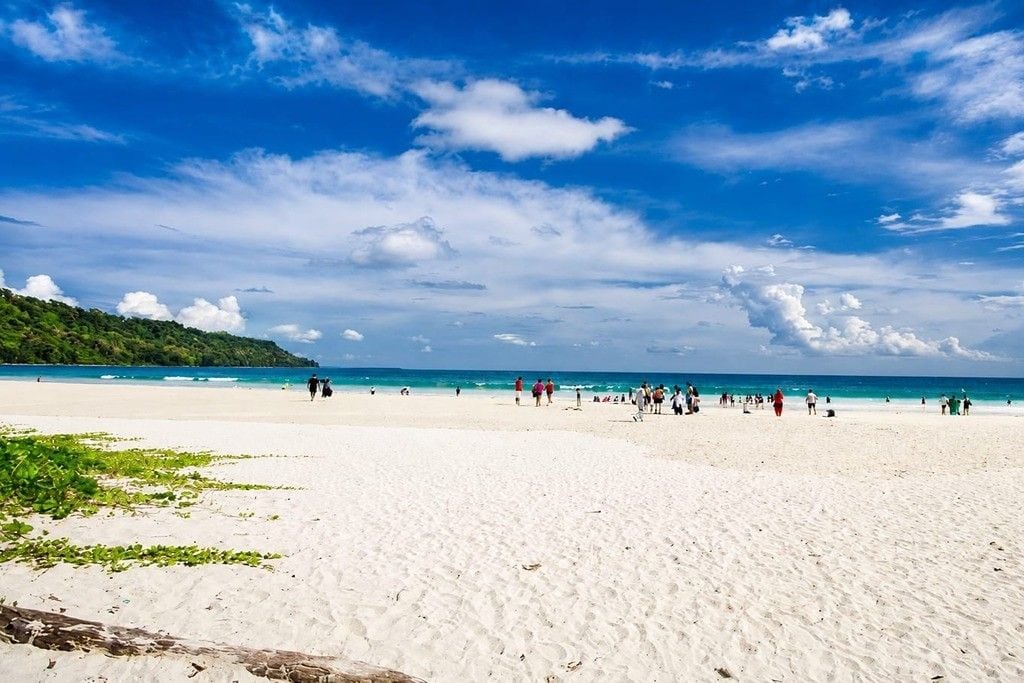 Radhanagar Beach Havelock Island during a 5 Nights 6 Days Andaman package from India