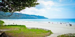 Radhanagar Beach at Swaraj Dweep (Havelock Island), Andaman & Nicobar Islands, featured in Andaman Family Tour with Flight Price.