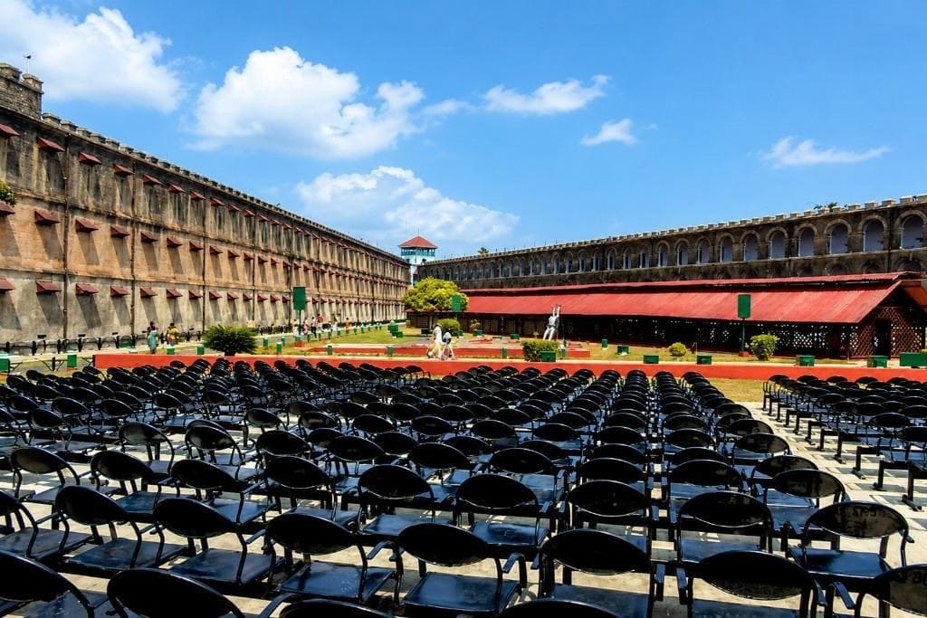Cellular Jail Light and Sound Show in Port Blair, an evening attraction during an Andaman romantic honeymoon