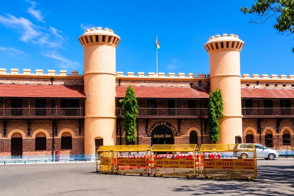 Historic Cellular Jail in Port Blair, a key heritage attraction on a 4 nights 5 days Andaman Nicobar honeymoon trip