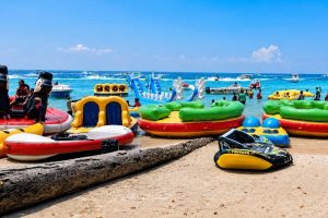 Elephanta Beach near Havelock Island with tropical coastal scenery during a 5 Nights 6 Days Andaman honeymoon trip