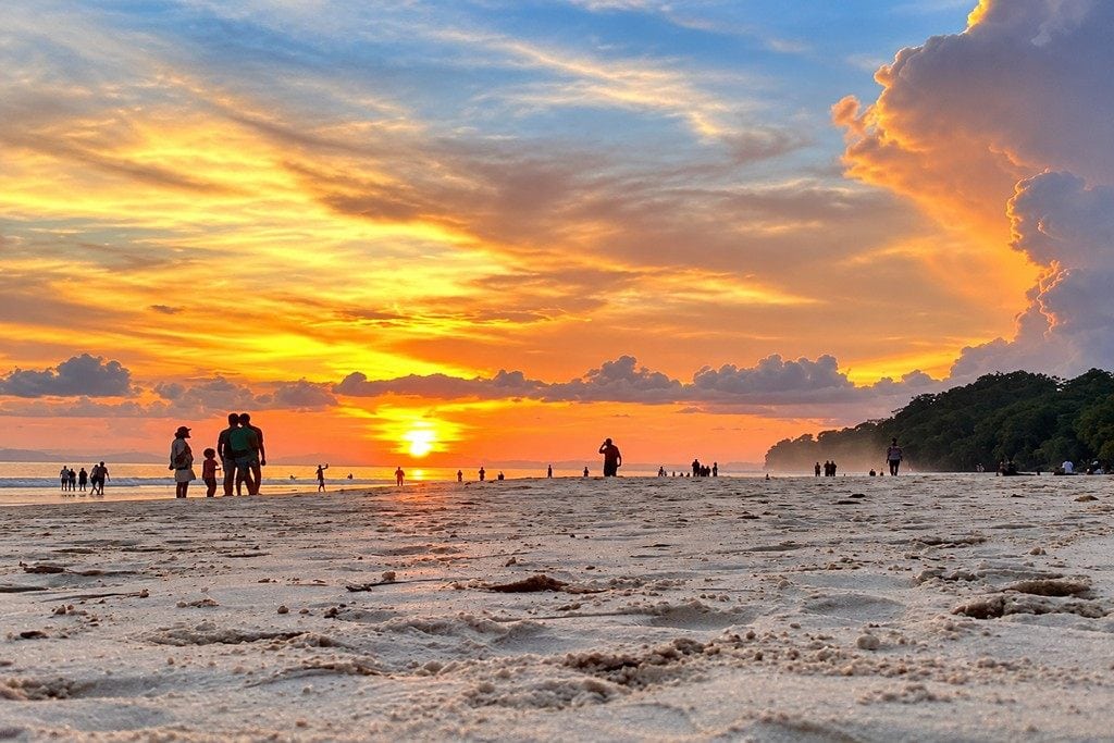 Radhanagar Beach Swaraj Dweep during 4N5D Andaman LTC Packages