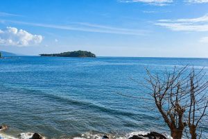 Corbyn's Cove Beach in Port Blair with its tropical shoreline, a popular stop on an Andaman honeymoon trip