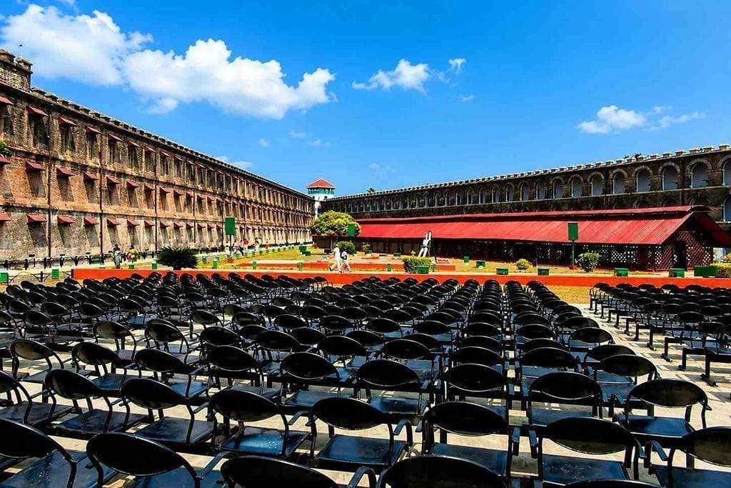 Cellular Jail Light and Sound Show in Port Blair featured in a Budget Andaman Family Package