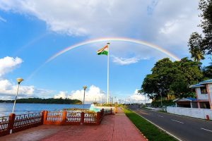 Flag Point in Port Blair featured in a Budget Andaman Family Package