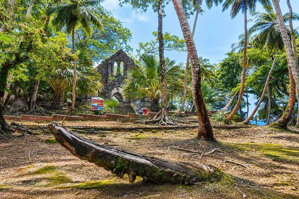 Historic Ross Island near Port Blair featured in a Budget Andaman Family Package